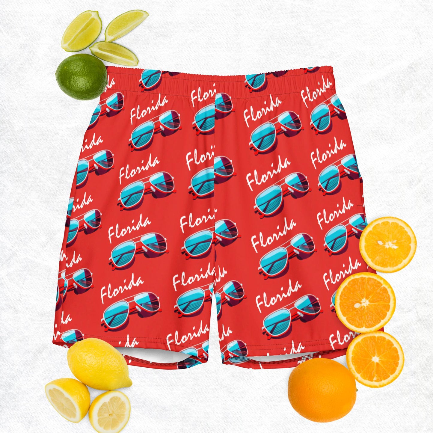 Florida Men's Swim Trunks - Red