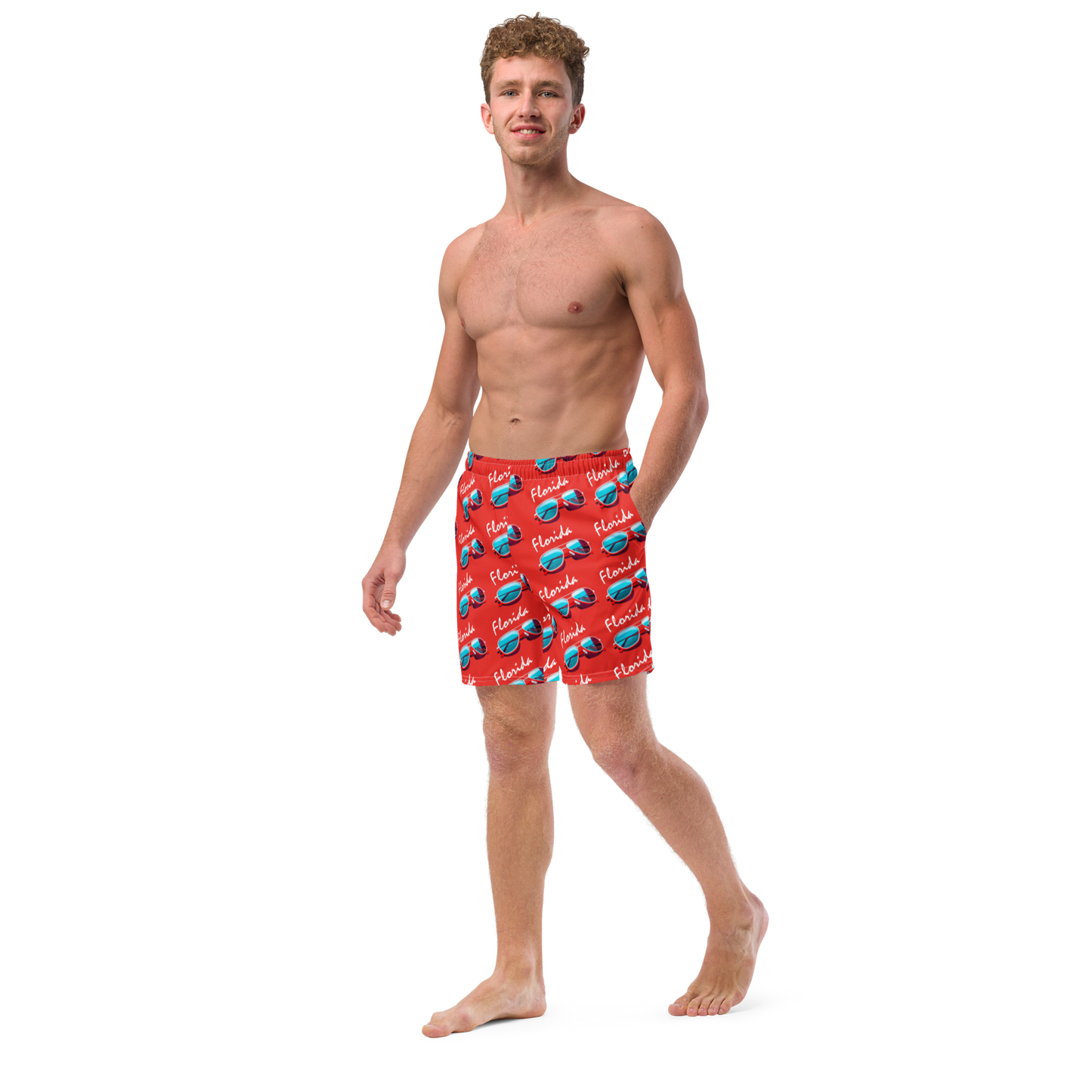 Florida Men's Swim Trunks - Red